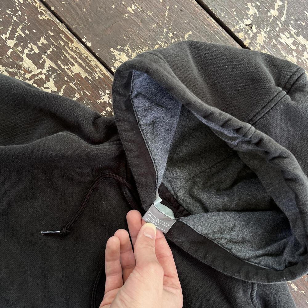 (XL) Vintage 90s Y2K Nike Hoodie Embroidered Swoosh Check - Picture 3 of 6